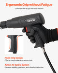 Air Hammer Pneumatic 2500-2700BPM 70mm Stroke 4 Chisels