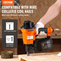 MCN55 Coil Nailer 27-57mm 15° Pneumatic Nail Gun