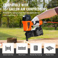 CN65 Coil Siding Nailer 32-63mm 15° Pneumatic Nail Gun