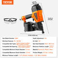 CN65 Coil Siding Nailer 32-63mm 15° Pneumatic Nail Gun