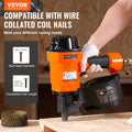 MCN70 Coil Nailer 45-70mm 15° Pneumatic Nail Gun