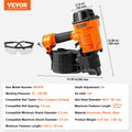 MCN70 Coil Nailer 45-70mm 15° Pneumatic Nail Gun
