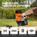 VEVOR CN83N Coil Siding Nailer 50-83mm 15° Pneumatic Nail Gun