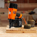 VEVOR CN83N Coil Siding Nailer 50-83mm 15° Pneumatic Nail Gun