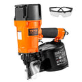 VEVOR CN83N Coil Siding Nailer 50-83mm 15° Pneumatic Nail Gun
