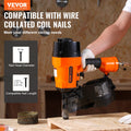 MCN90 Coil Framing Nailer 45-90mm 15° Pneumatic Nail Gun