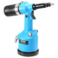 Pneumatic Air Riveter Gun Kit 13 Nose Pieces Heavy Duty
