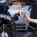 Air Sander Kit 58pcs Random Orbital 1/2/3in 15000rpm Polisher