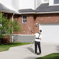 Telescoping Pressure Washer Wand 20ft 4000PSI 5 Nozzles Silver