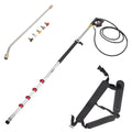 Telescoping Pressure Washer Wand 20ft 4000PSI 5 Nozzles Silver