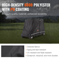 4 Passenger Golf Cart Cover 600D Polyester Waterproof Black