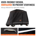 4 Passenger Golf Cart Cover 600D Polyester Waterproof Black