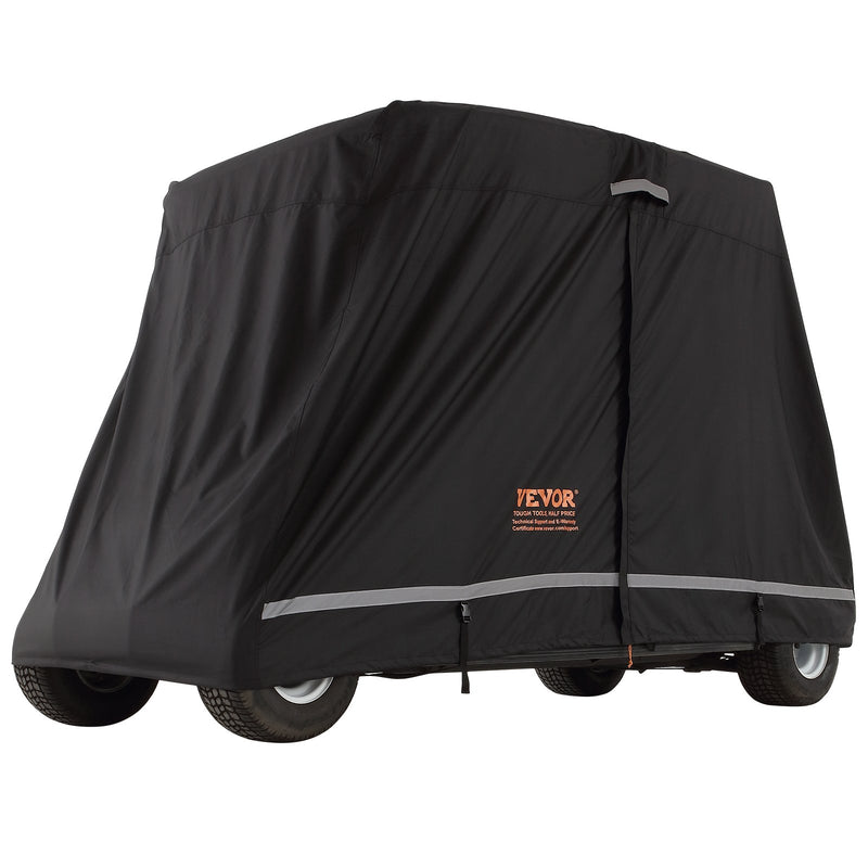 VEVOR Golf Cart Cover 4 Seater 600D Polyester Waterproof Universal