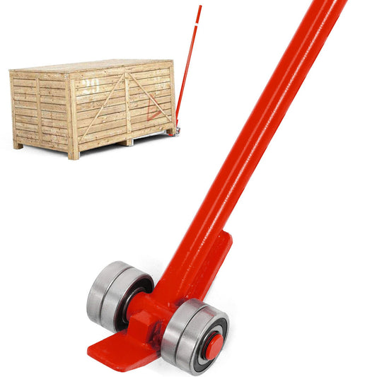Prylever Bar 3T Steel Pry Lever 1.5m Handle Heavy Duty Wheels