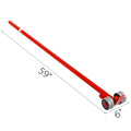 Prylever Bar 3T Steel Pry Lever 1.5m Handle Heavy Duty Wheels