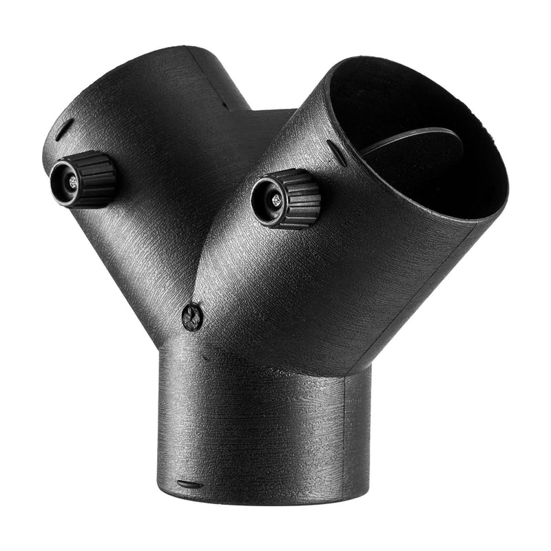 Diesel Heater 75mm Duct Connector 3-Way Y Branch 2x90° Valves