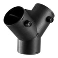Diesel Heater 75mm Duct Connector 3-Way Y Branch 2x90° Valves