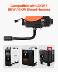 Diesel Heater 25mm Intake Pipe Kit 2KW 5KW 8KW Air Ducting