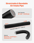 Diesel Heater 25mm Intake Pipe Kit 2KW 5KW 8KW Air Ducting