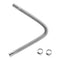 Diesel Heater Exhaust Hose 600mm Stainless Steel with Clamps
