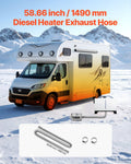Diesel Heater Exhaust Hose 1490mm Stainless Steel Kit 2KW 5KW 8KW