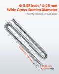 Diesel Heater Exhaust Hose 1490mm Stainless Steel Kit 2KW 5KW 8KW