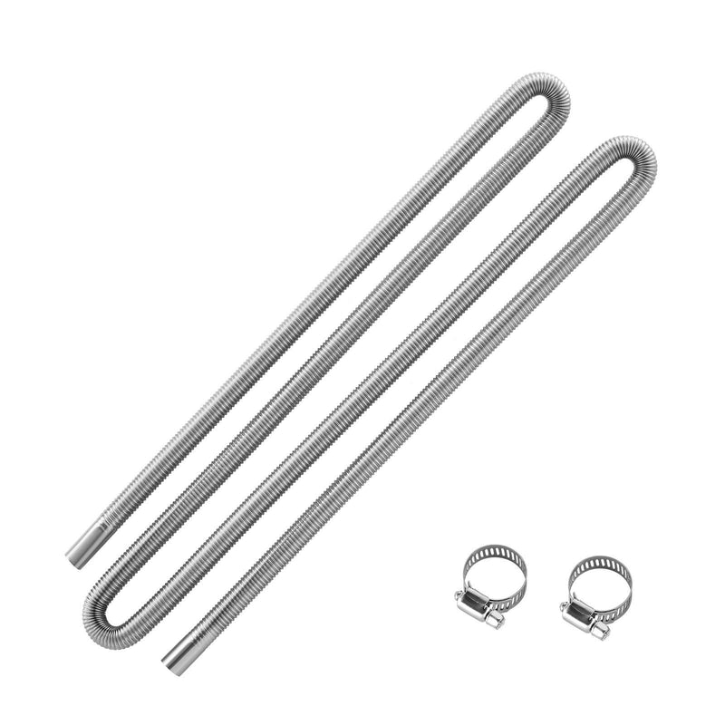 Diesel Heater Exhaust Hose 3000mm Stainless Steel with Clamps