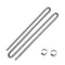 Diesel Heater Exhaust Hose 3000mm Stainless Steel with Clamps