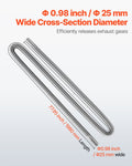 Diesel Heater Exhaust Hose 1980mm Stainless Steel Flexible Pipe 2KW