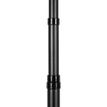 25FT Telescopic Flagpole Kit, Heavy Duty Aluminum Alloy Flag Pole Kit in Ground for Outside, 3 Display Modes Flagpole with Professional Accessories, Black