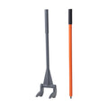Pallet Buster, 50'' Carbon Steel Handle Wrecking Pry Bar, 2000 lbs Weight Capacity, Heavy Duty Deck Board Removal Tool, Multipurpose Demolition Bar for Flooring, Framing, Roofing, Trim, Drywall
