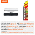 Feather Flag Kit 16.3ft Swooper Flag Poles Advertising Banner