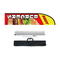 Feather Flag Kit 16.3ft Swooper Flag Poles Advertising Banner