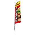 Feather Flag Kit 16.3ft Swooper Flag Poles Advertising Banner