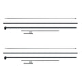 Feather Flag Pole Kit 2 Pack 12.7ft Swooper Sign Flags Outdoor