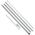 Feather Flag Pole Kit 16.3ft Swooper Outdoor Advertising Sign Stake Bag