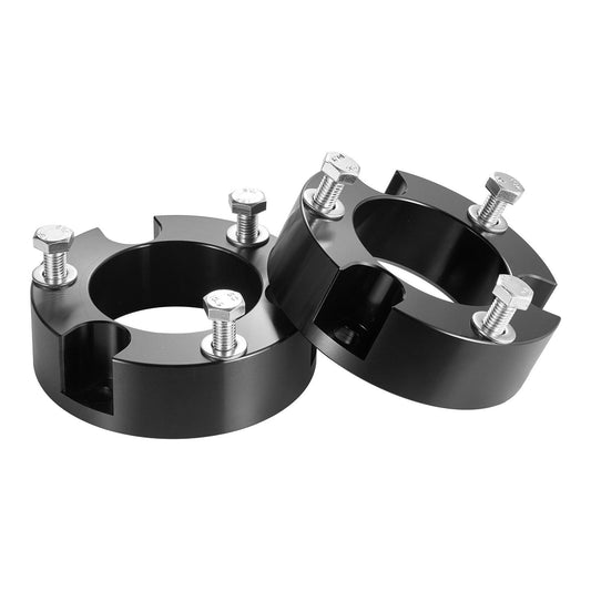 76.2 mm Front and 50.8 mm Rear Leveling Lift Kit for 2005-2021 2022 2023 Toyota Tacoma 2WD/4WD, Chassis Level Kit with 2 Front Strut Spacers, 2 Rear Lift Blocks, 4 U-Bolts, Suspension Level Kit