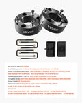 Levitex 76.2mm Front 50.8mm Rear Lift Kit Silverado Sierra 1500