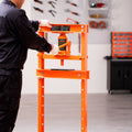 12 Ton Hydraulic H-Frame Floor Shop Press Orange Metal Bending