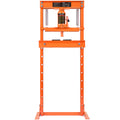 12 Ton Hydraulic H-Frame Floor Shop Press Orange Metal Bending