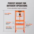 Hydraulic Shop Press 6 Ton H-Frame Benchtop Press Stand Plates