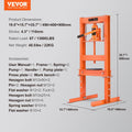 Hydraulic Shop Press 6 Ton H-Frame Benchtop Press Stand Plates
