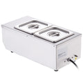 Chocolate Tempering Machine, 2 Tanks Chocolate Melting Pot with TEMP Control, 800W Stainless Steel Electric Commercial Food Warmer For Chocolate/Milk/Cream Melting and Heating