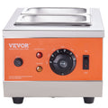 Chocolate Tempering Machine 2 Tank 800W Stainless Steel Electric Warmer