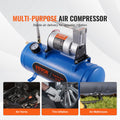 12V Air Compressor 6L Tank 120PSI Train Horn Tyre Inflator