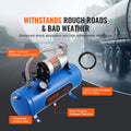 12V Air Compressor 6L Tank 120PSI Train Horn Tyre Inflator