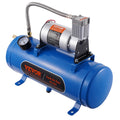 12V Air Compressor 6L Tank 120PSI Train Horn Tyre Inflator