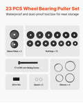 Wheel Bearing Press Kit 23 Pcs FWD Bearing Puller Tools Storage Case