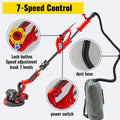 Devanti 750W Electric Drywall Sander 800-1750RPM 6 Sand Pads