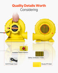 Inflatable Bounce House Blower 750W 0.8 1HP Commercial